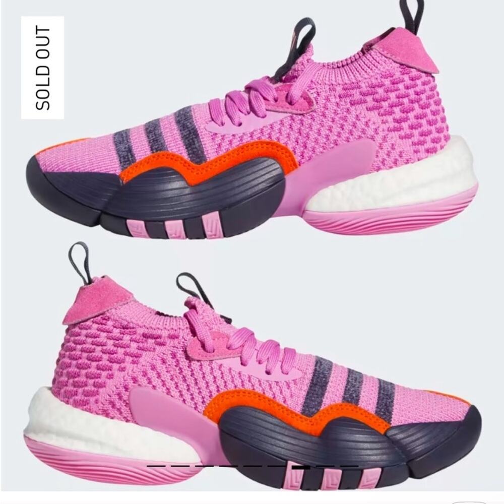 Adidas Shoes Mens Lilac Trae Young 2.0 Basketball Stratosphere HO6483 NWT
